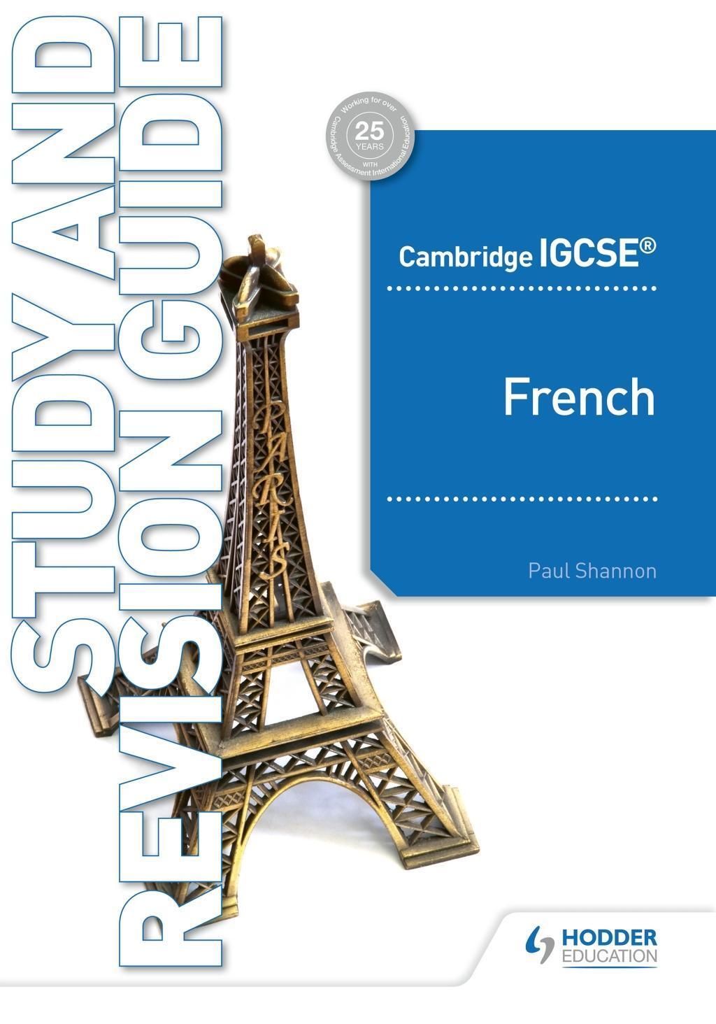 Cover: 9781510448032 | CAMBRIDGE IGCSEA FRENCH STUDY | Paul Shannon | Taschenbuch | Englisch