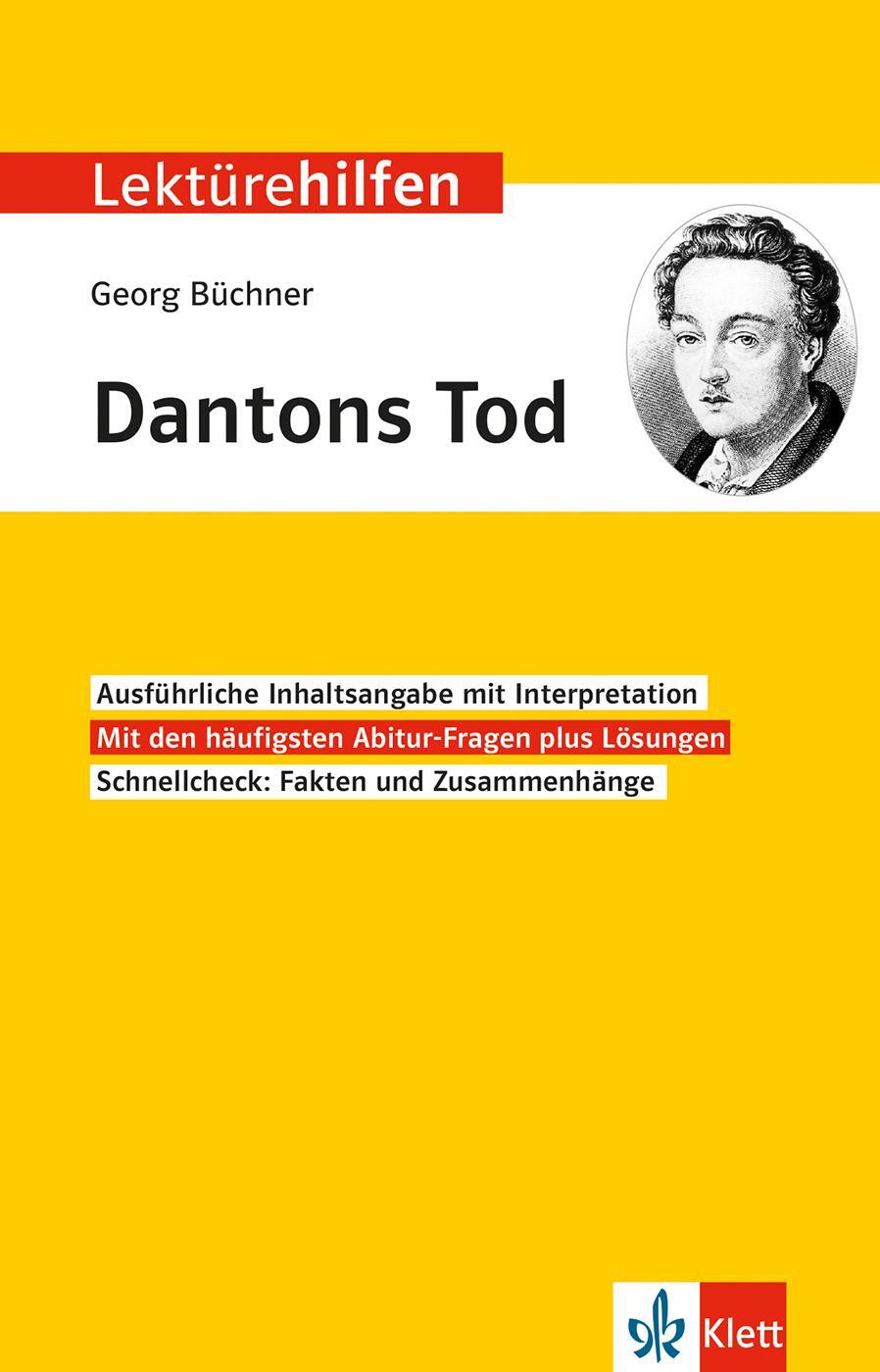 Cover: 9783129231333 | Lektürehilfen Georg Büchner "Dantons Tod" | Taschenbuch | Deutsch