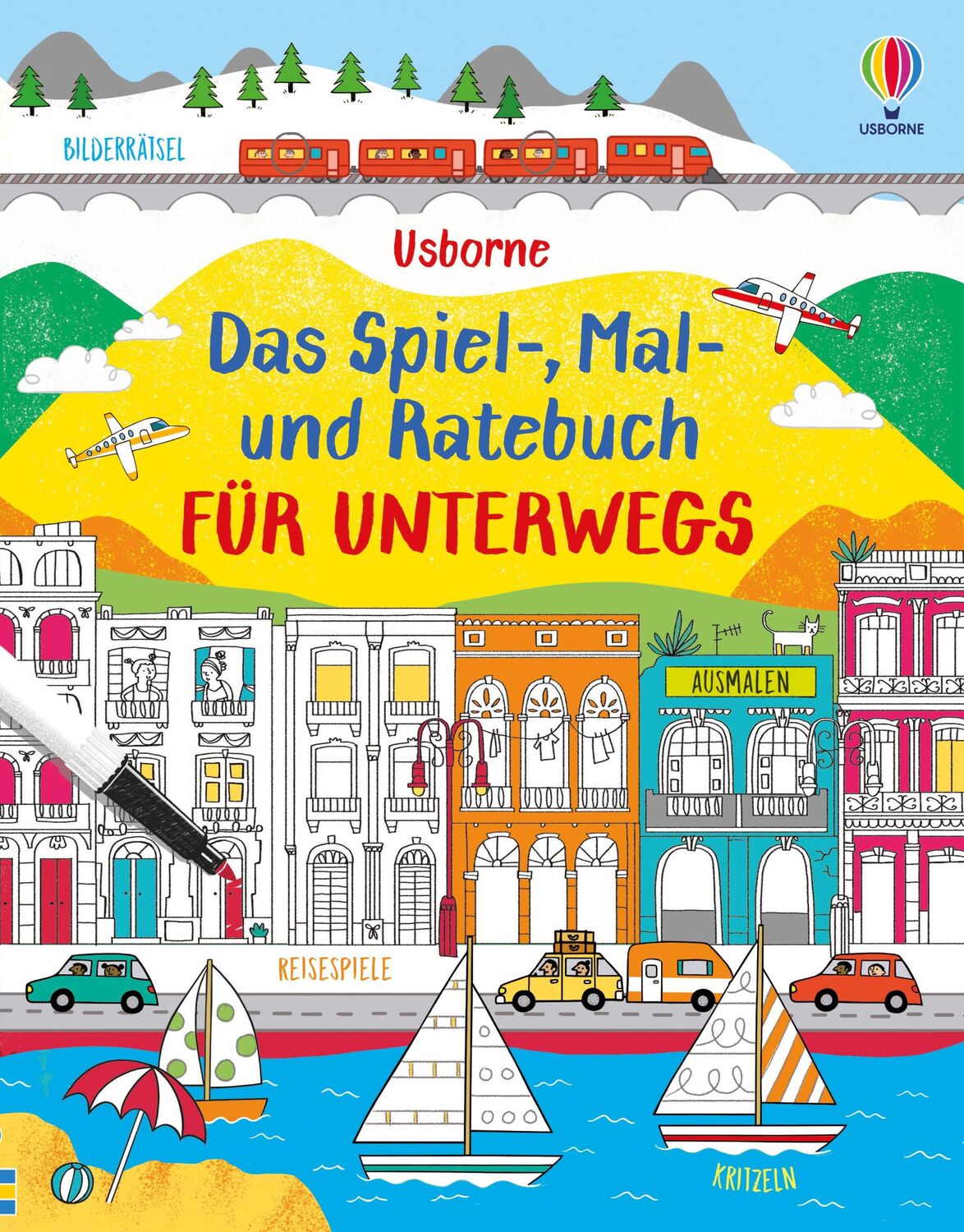 Cover: 9781789417920 | Das Spiel-, Mal- und Ratebuch für unterwegs | Rebecca Gilpin (u. a.)