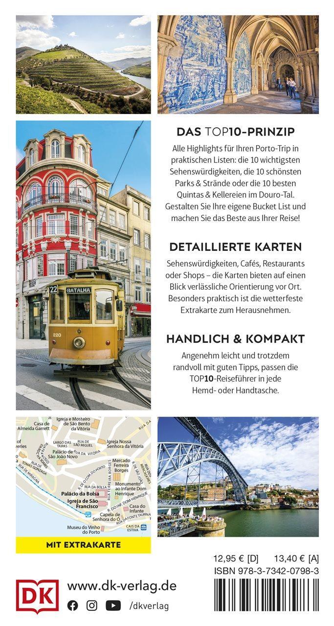 Rückseite: 9783734207983 | TOP10 Reiseführer Porto | DK Verlag - Reise | Taschenbuch | 128 S.