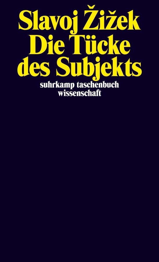 Cover: 9783518295618 | Die Tücke des Subjekts | Slavoj Zizek | Taschenbuch | Deutsch | 2010