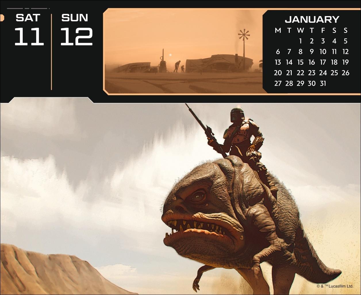 Bild: 9783840196874 | The Mandalorian The Child Tagesabreißkalender 2025 | Kalender | 320 S.