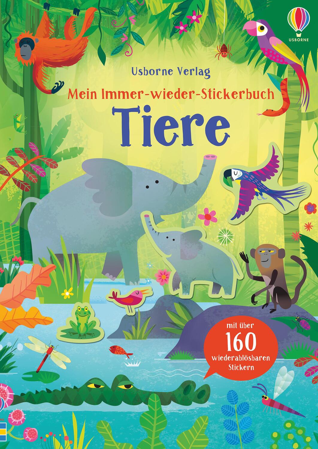 Cover: 9781789413786 | Mein Immer-wieder-Stickerbuch: Tiere | Kristie Pickersgill | Buch