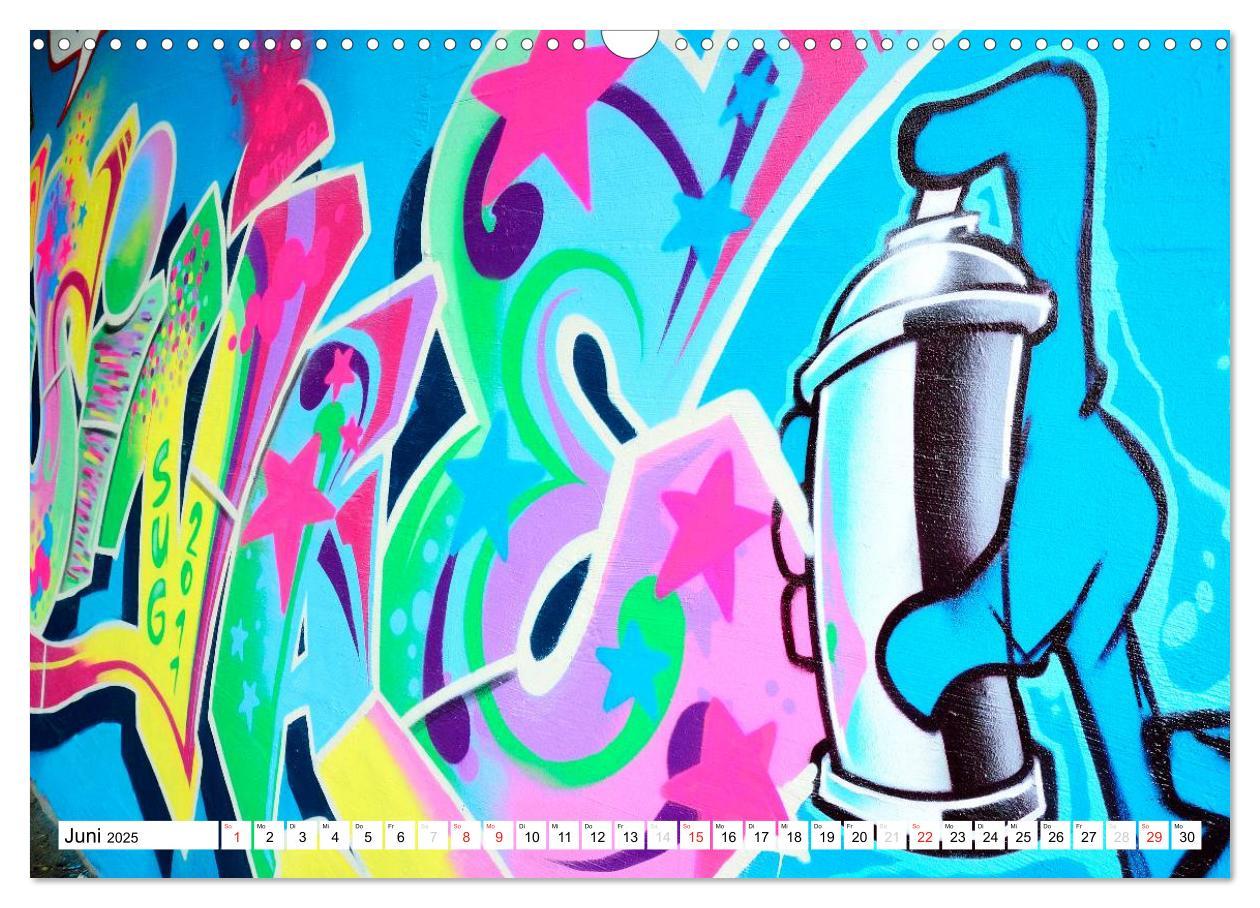 Bild: 9783435815876 | Graffiti ist Kult (Wandkalender 2025 DIN A3 quer), CALVENDO...