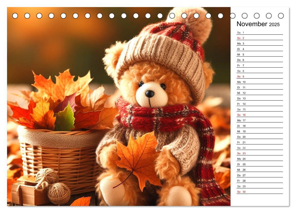 Bild: 9783383772337 | Teddys - Die Jahresreise der KI-Teddybären (Tischkalender 2025 DIN...