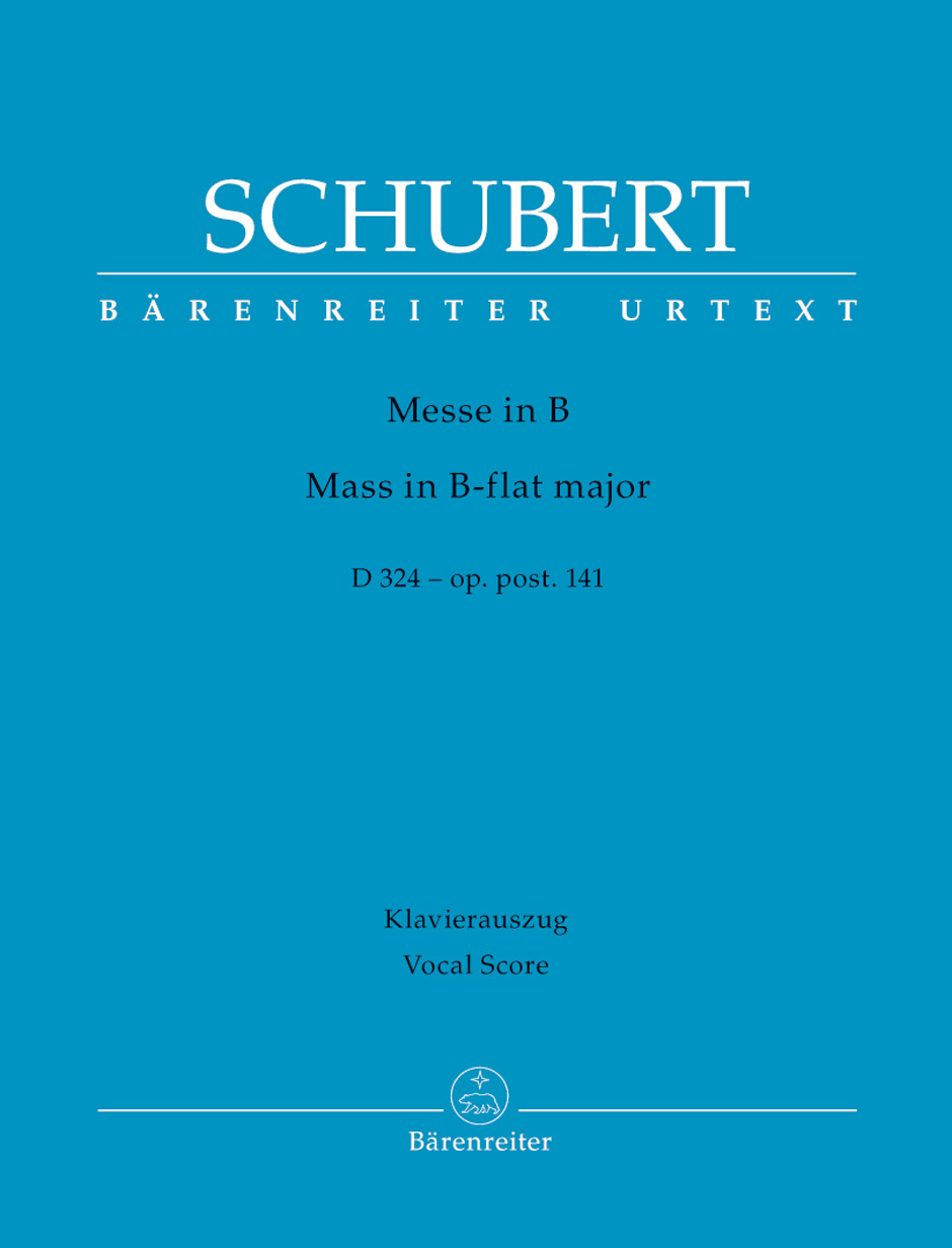 Cover: 9790006472949 | Mass In B-Flat Major Op.Post.141 D 324 | Franz Schubert