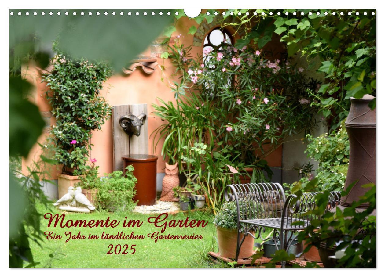 Cover: 9783435686933 | Momente im Garten (Wandkalender 2025 DIN A3 quer), CALVENDO...