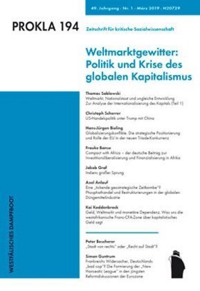 Cover: 9783896913944 | Weltmarktgewitter: Politik und Krise des globalen Kapitalismus | Buch