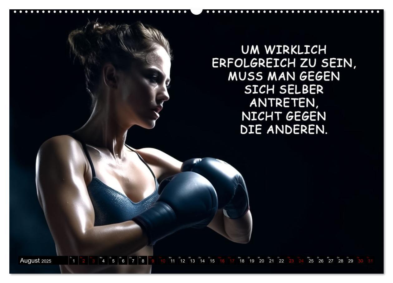 Bild: 9783383909719 | Motivation und Boxen (Wandkalender 2025 DIN A2 quer), CALVENDO...