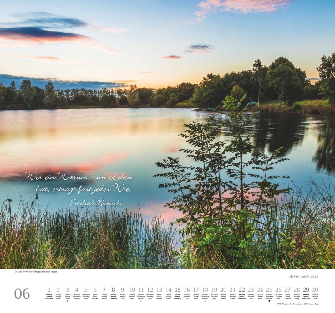 Bild: 4250809653495 | DUMONT - Achtsamkeit 2025 Wandkalender, 38x35,5cm,...