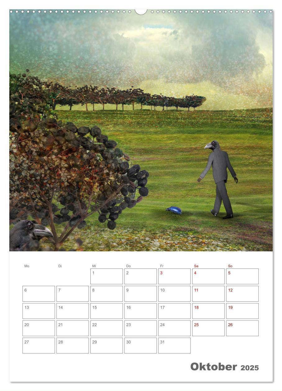 Bild: 9783435952083 | Surrealistische Reisen (Wandkalender 2025 DIN A2 hoch), CALVENDO...