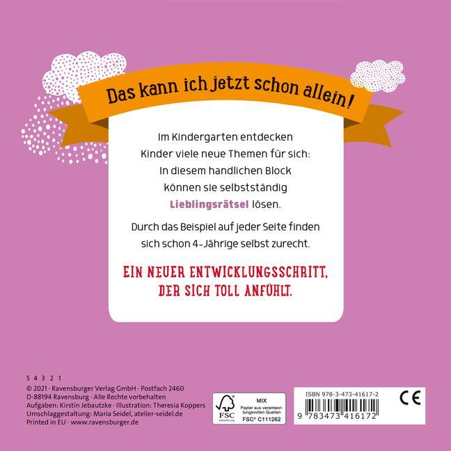 Bild: 9783473416172 | Im Kindergarten: Lieblingsrätsel | Kirstin Jebautzke | Taschenbuch