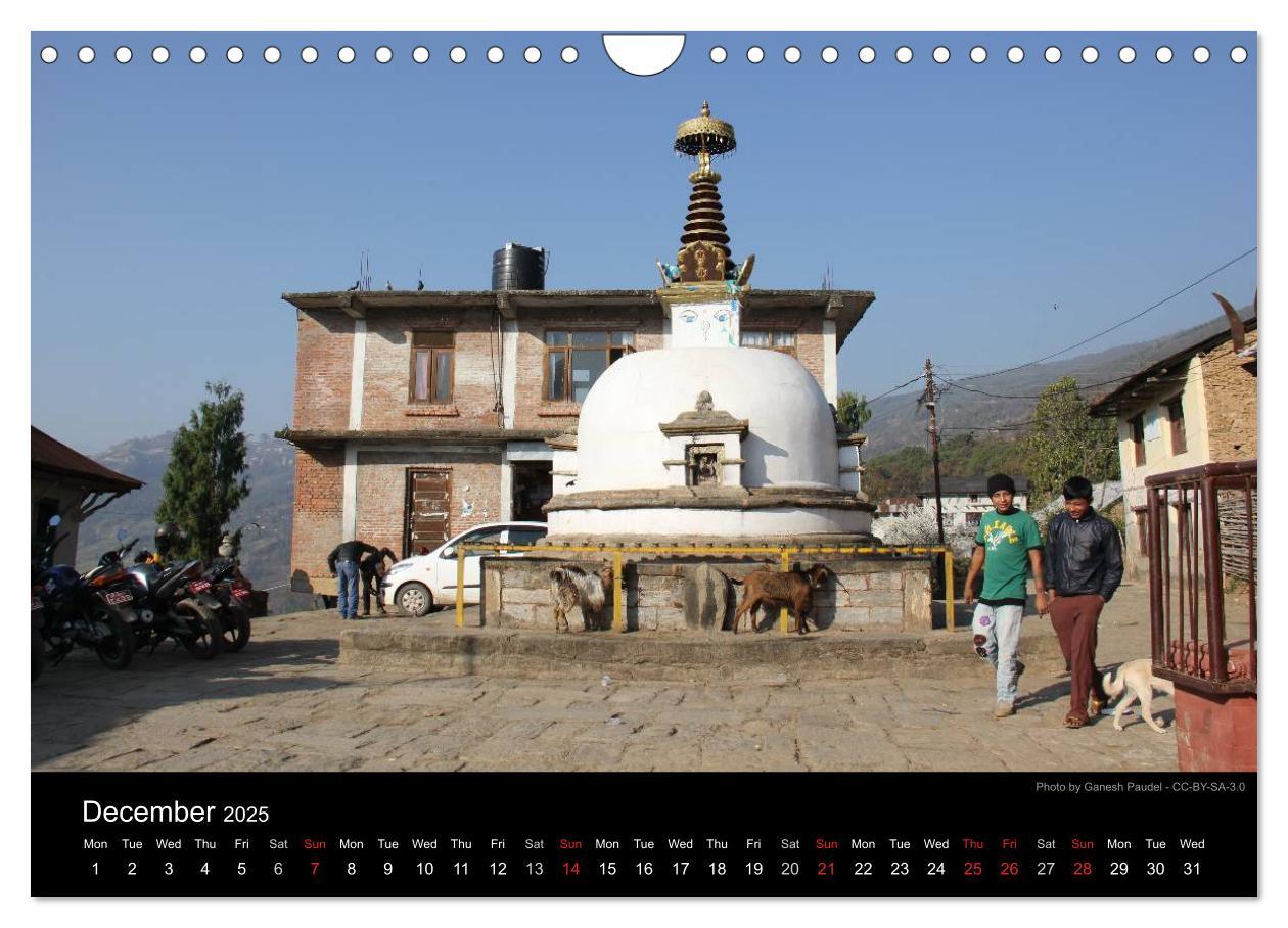 Bild: 9781325961962 | Monuments of Nepal 2025 (Wall Calendar 2025 DIN A4 landscape),...