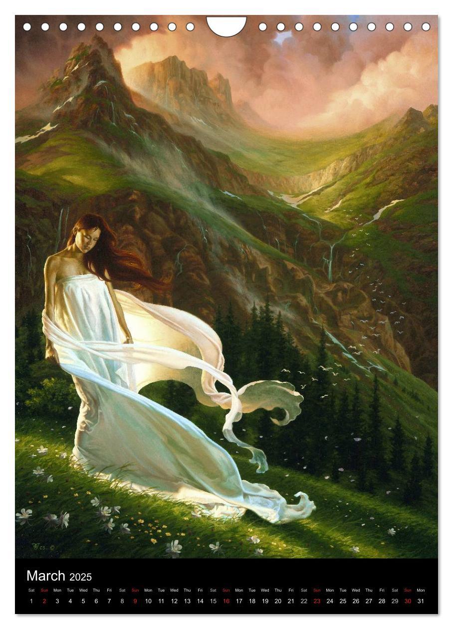 Bild: 9781325976904 | INNERSCAPES Fantasy Paintings by Christophe Vacher (Wall Calendar...