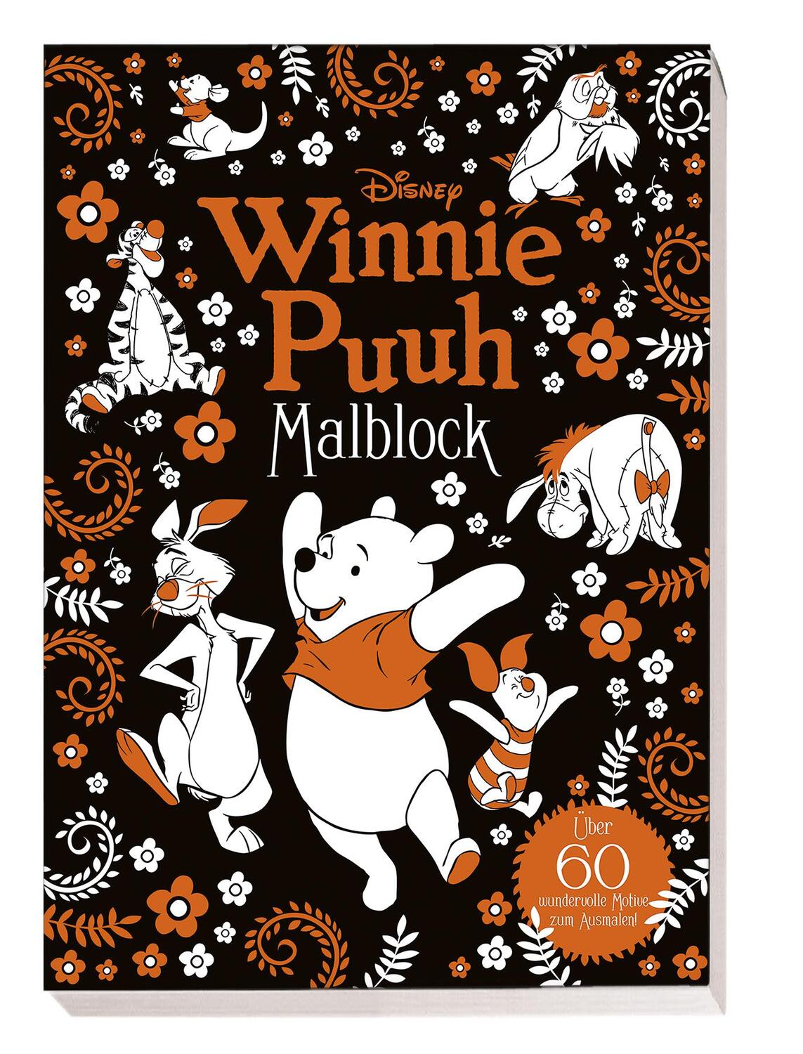 Cover: 9783833242960 | Disney Winnie Puuh: Malblock | Cover mit Goldfolienprägung | Buch