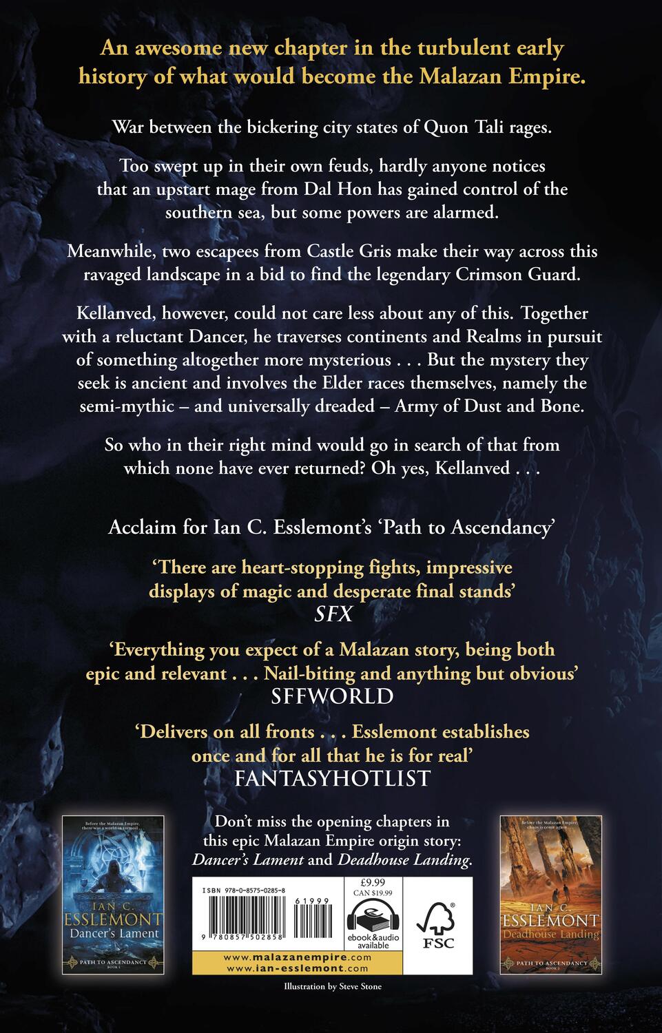 Rückseite: 9780857502858 | Kellanved's Reach | Path to Ascendancy Book 3 | Ian C Esslemont | Buch