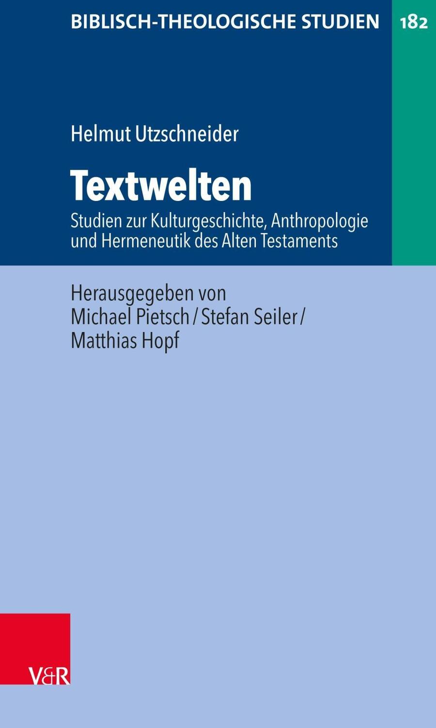 Cover: 9783788734251 | Textwelten | Helmut Utzschneider | Taschenbuch | 379 S. | Deutsch