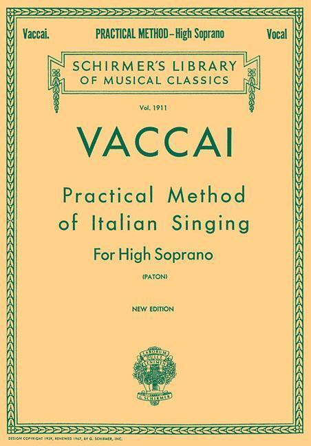Cover: 9780793539086 | Practical Method of Italian Singing | N. Vaccai | Taschenbuch | Buch