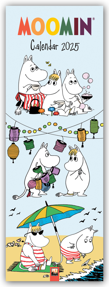 Cover: 9781835621271 | Moomin - Mumin Kalender - Slimline-Kalender 2025 | Publishing | 14 S.