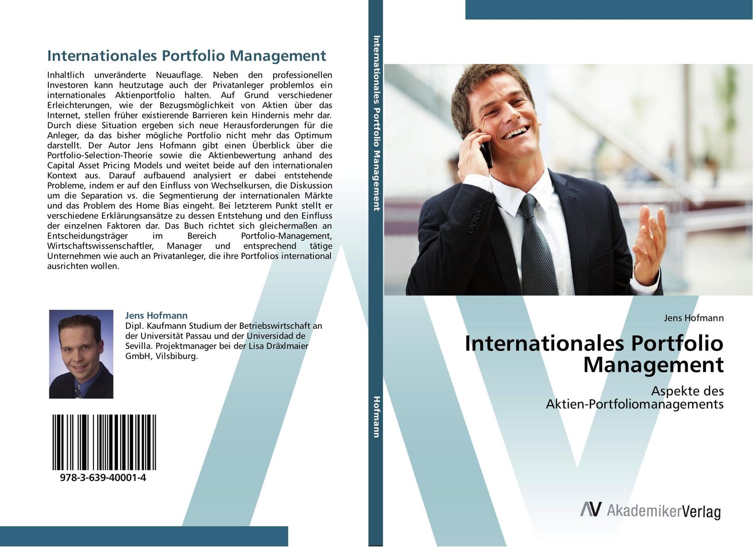 Cover: 9783639400014 | Internationales Portfolio Management | Jens Hofmann | Taschenbuch