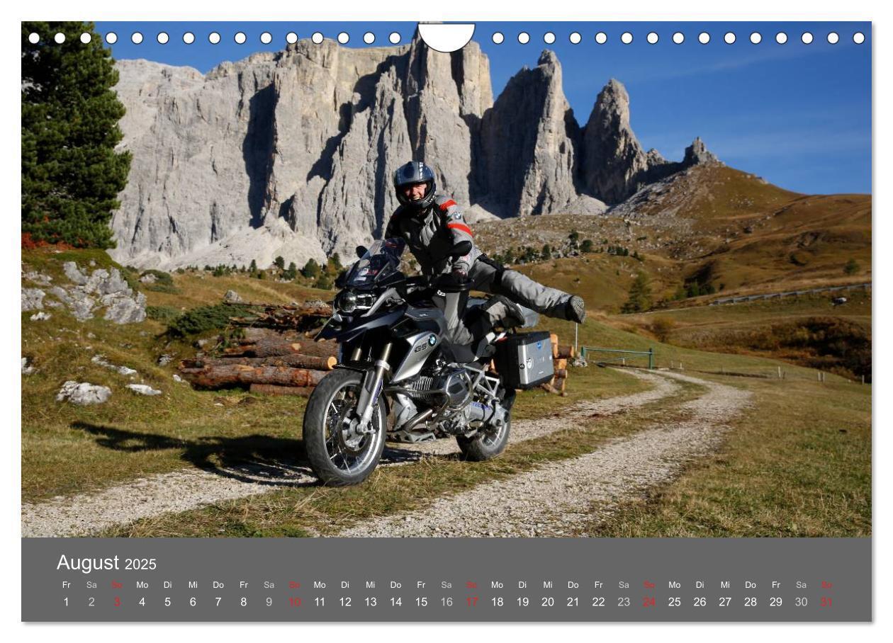 Bild: 9783435521913 | Freude an - Spaß mit der BMW GS (Wandkalender 2025 DIN A4 quer),...