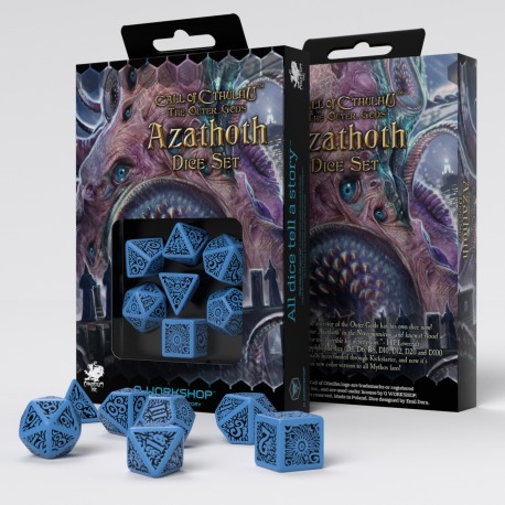 Cover: 5907699493586 | COC The Outer Gods Azathoth Dice Set (7) | Call of Cthulhu | QWOCTA08