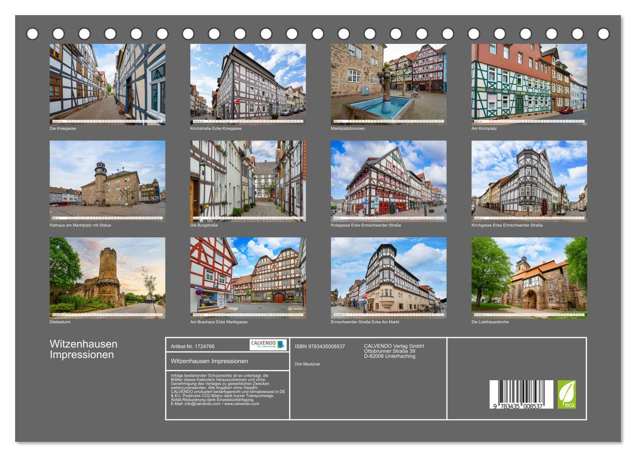 Bild: 9783435008537 | Witzenhausen Impressionen (Tischkalender 2025 DIN A5 quer),...