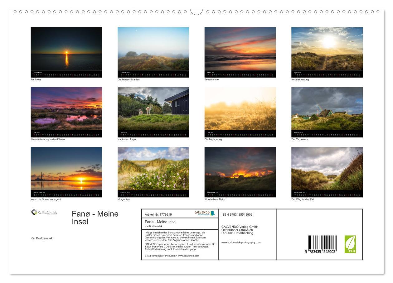 Bild: 9783435548903 | Fanø - Meine Insel (hochwertiger Premium Wandkalender 2025 DIN A2...