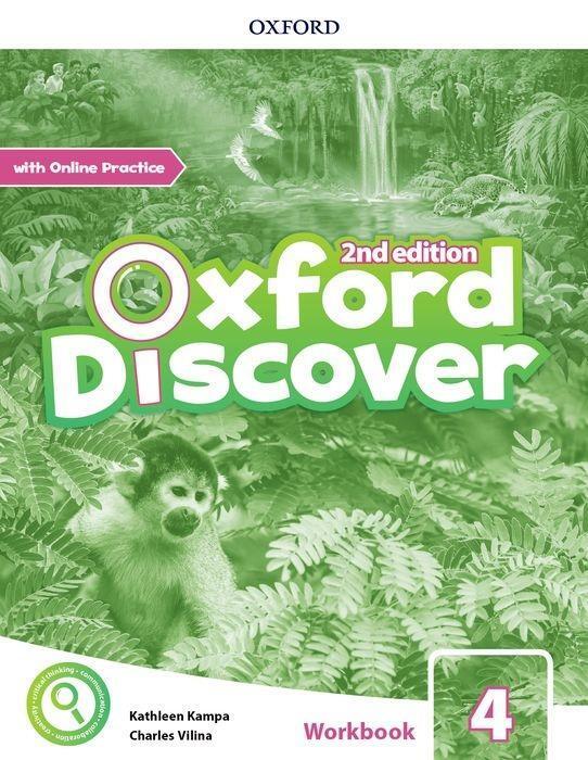Cover: 9780194053983 | Oxford Discover: Level 4: Workbook with Online Practice | Bundle