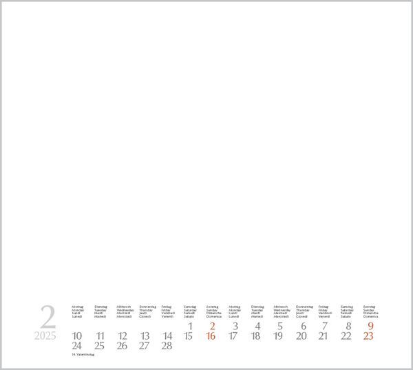 Bild: 9783731877653 | Foto-Malen-Basteln Bastelkalender quer weiß 2025 | Korsch Verlag