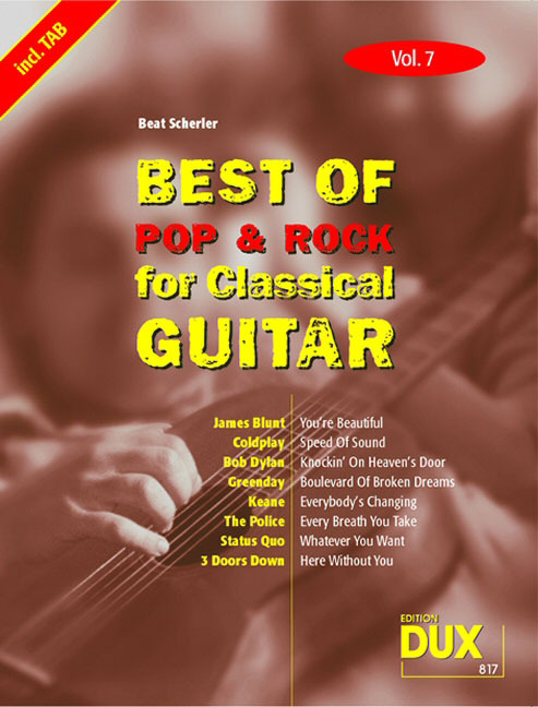 Cover: 9790500171881 | Best of Pop &amp; Rock for Classical Guitar Vol. 7 | Beat Scherler | Buch