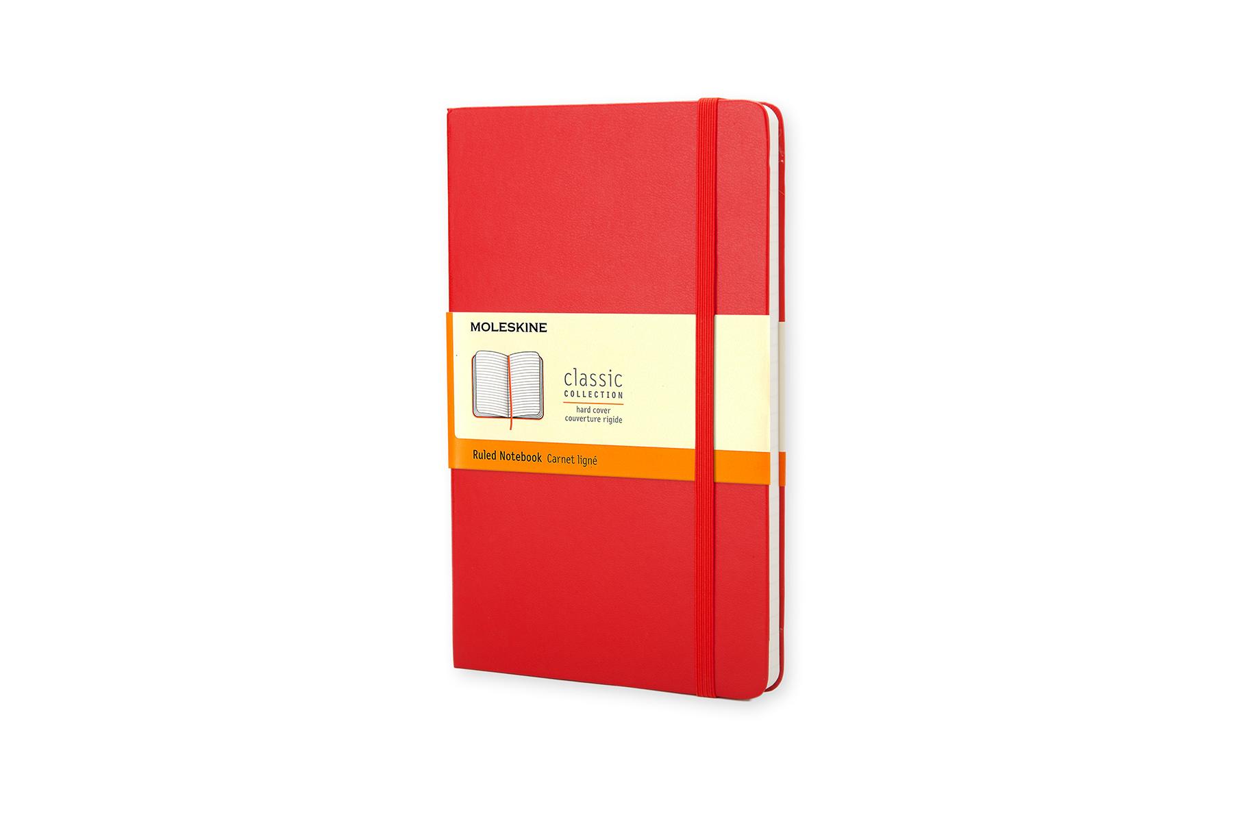 Cover: 9788862930048 | Moleskine Notizbuch, L/A5, Liniert, Hard Cover, Scharlachrot | 2008