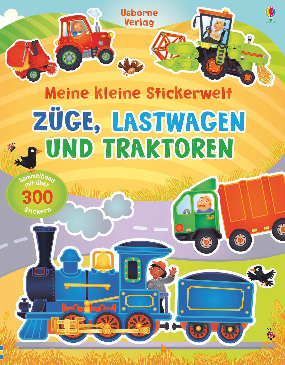 Cover: 9781782325765 | Meine kleine Stickerwelt: Züge, Lastwagen und Traktoren | Brooks