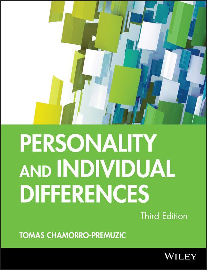 Cover: 9781118773031 | Personality and Individual Differences | Tomas Chamorro-Premuzic