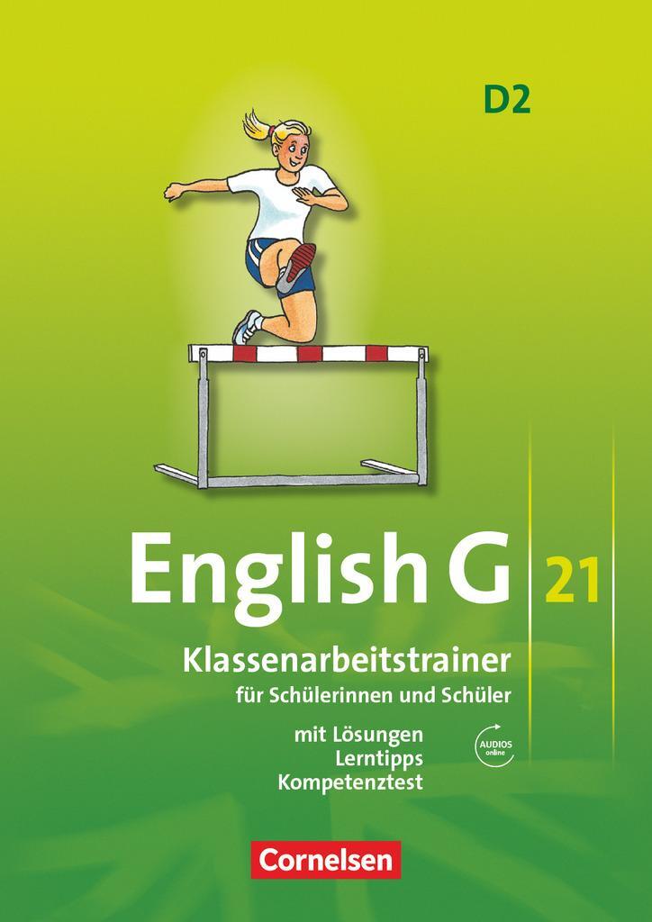 Cover: 9783060319046 | English G 21. Ausgabe D 2. Klassenarbeitstrainer mit Lösungen und...