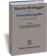 Cover: 9783465028192 | Gesamtausgabe Abt. 2 Vorlesungen Bd. 25. Phänomenologische...
