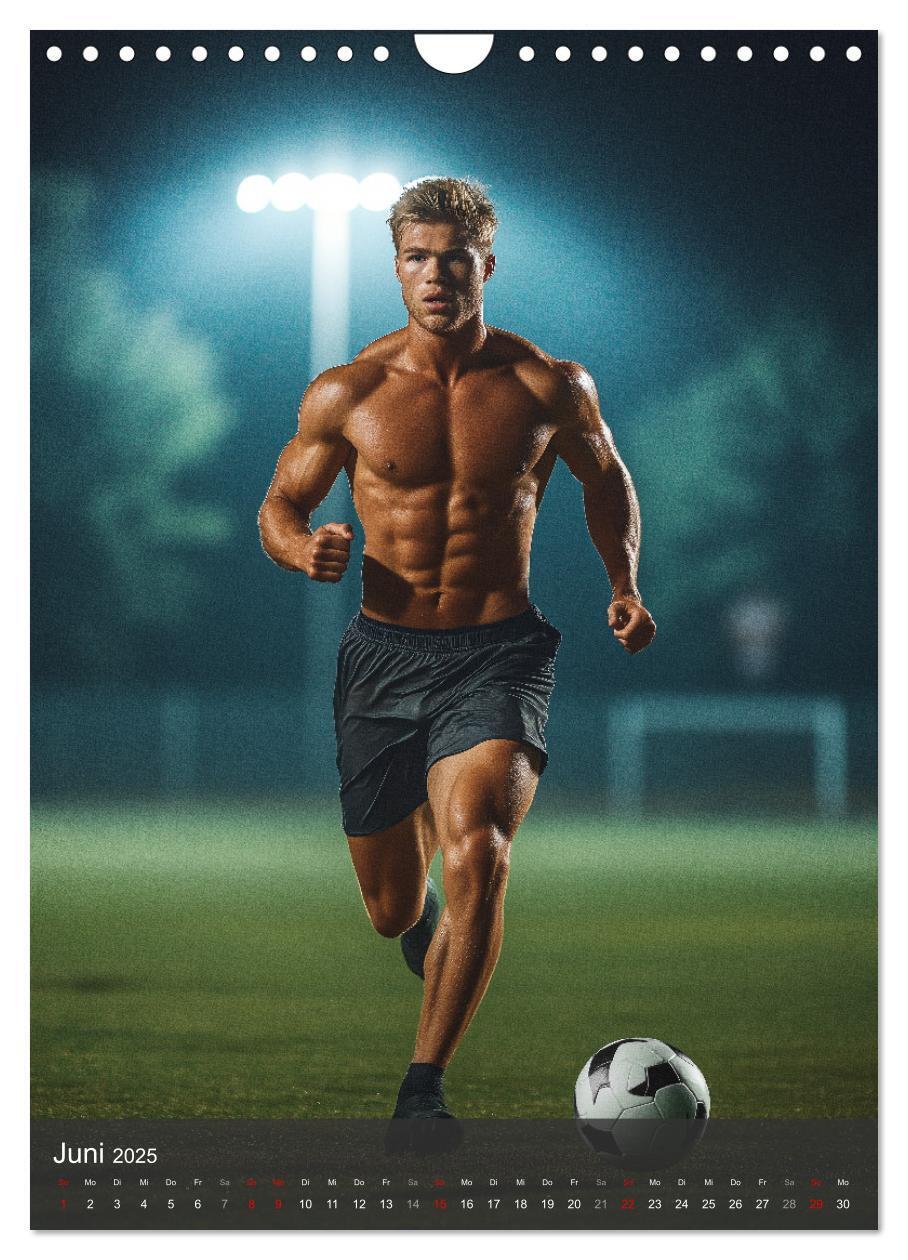 Bild: 9783457214336 | SEXY JUNGS - Nackte Haut beim Fußball (Wandkalender 2025 DIN A4...