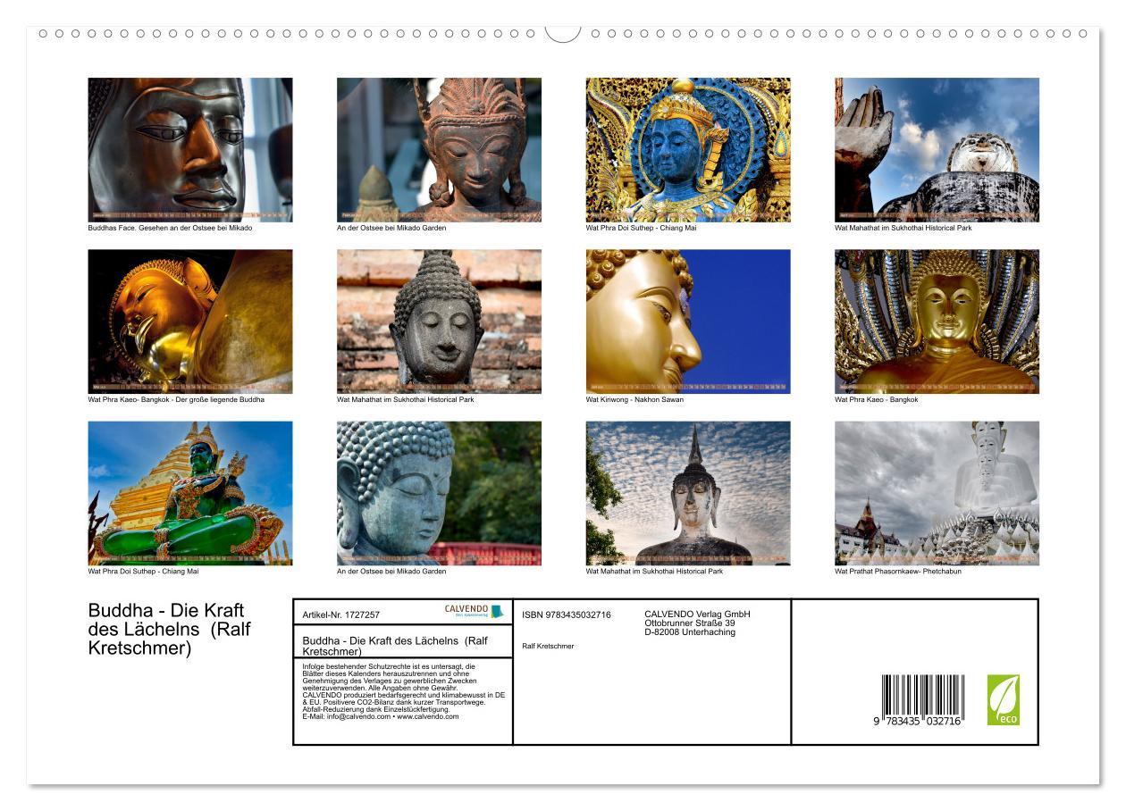 Bild: 9783435032716 | Buddha - Die Kraft des Lächelns (Ralf Kretschmer) (Wandkalender...