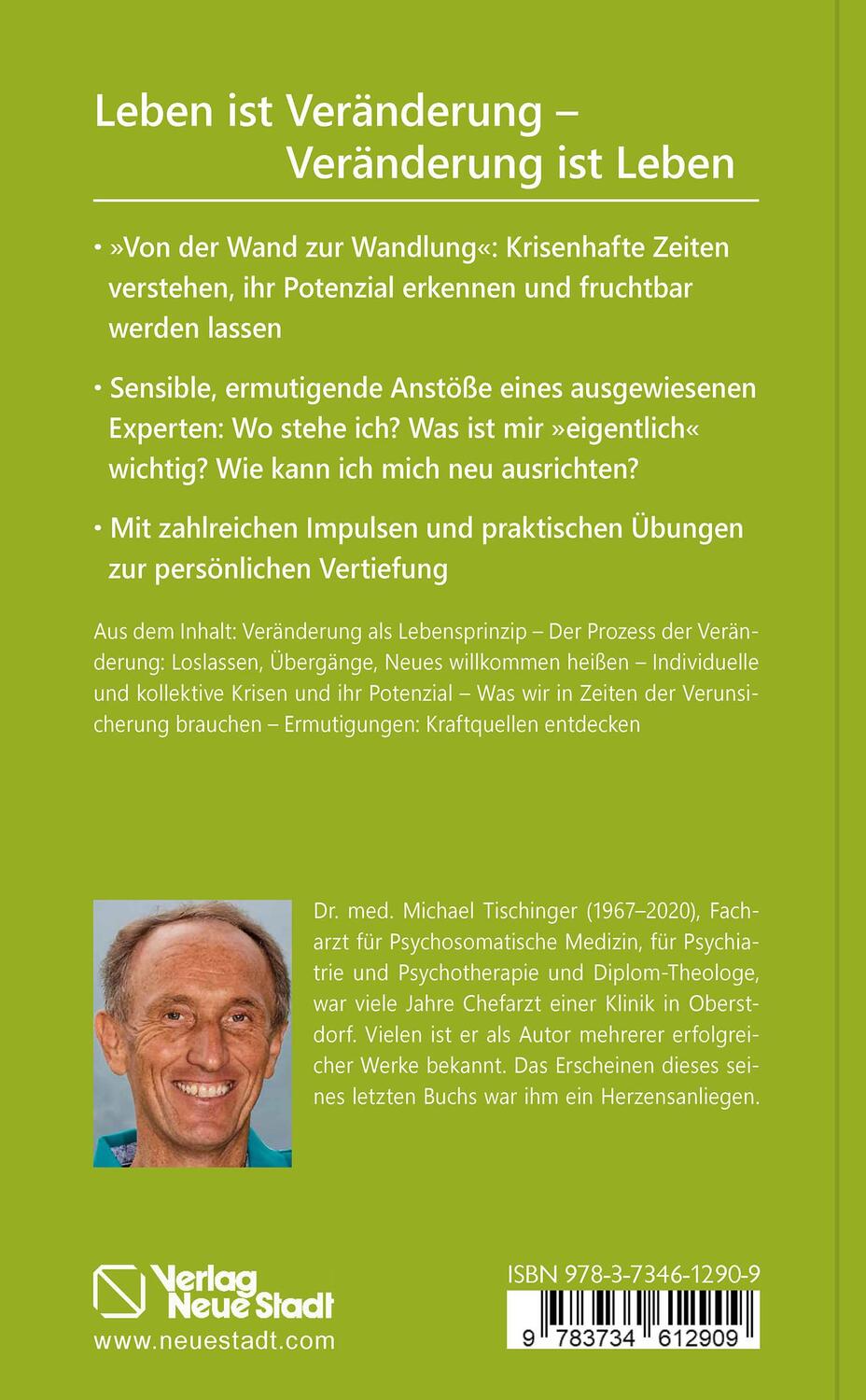 Rückseite: 9783734612909 | Nur Mut zur Veränderung! | Michael Tischinger | Taschenbuch | Deutsch