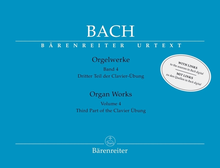 Cover: 9790006523047 | Orgelwerke 4 | Dritter Teil der Clavier-Übung | Johann S Bach | Buch