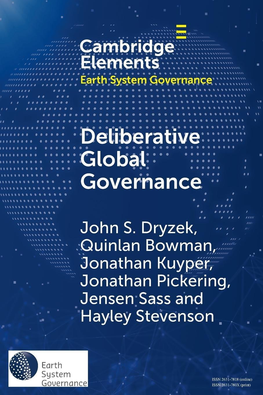 Cover: 9781108732369 | Deliberative Global Governance | John S. Dryzek (u. a.) | Taschenbuch