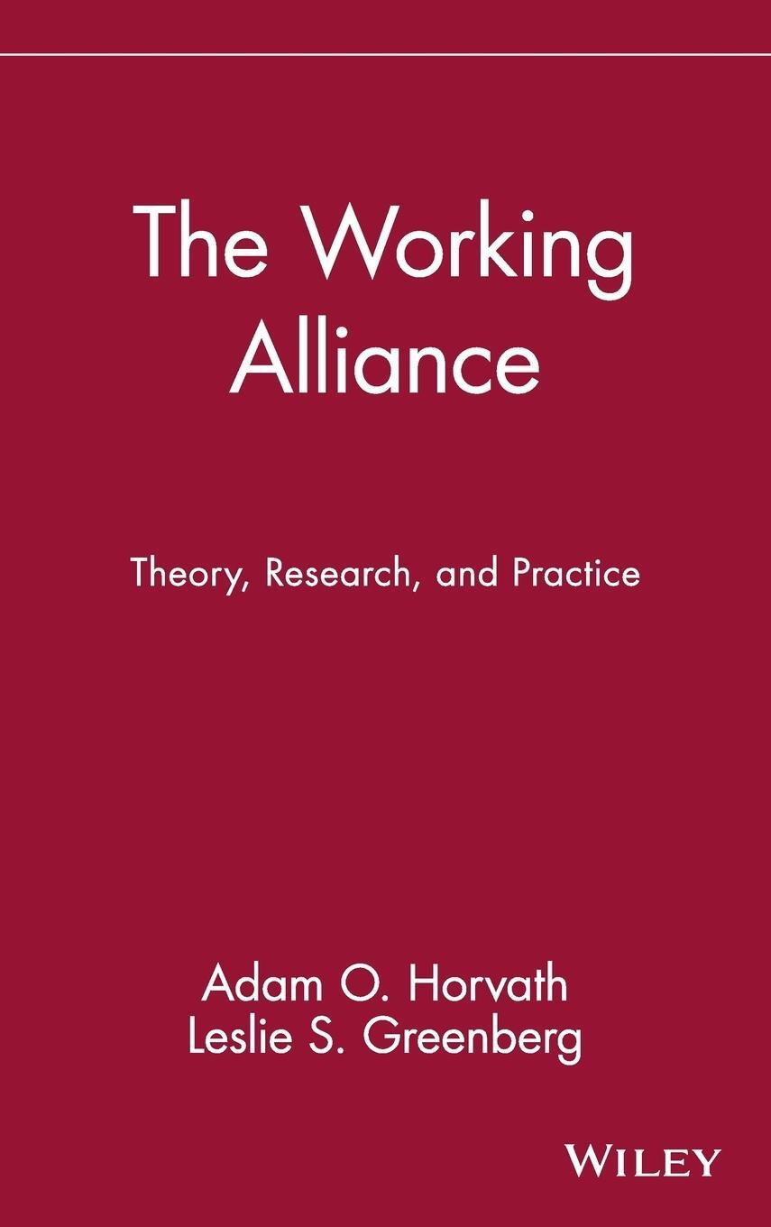 Cover: 9780471546405 | The Working Alliance | Theory, Research, and Practice | Buch | 1994