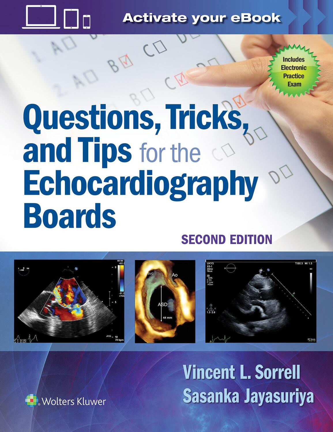 Cover: 9781496370297 | Questions, Tricks, and Tips for the Echocardiography Boards | Sorrell