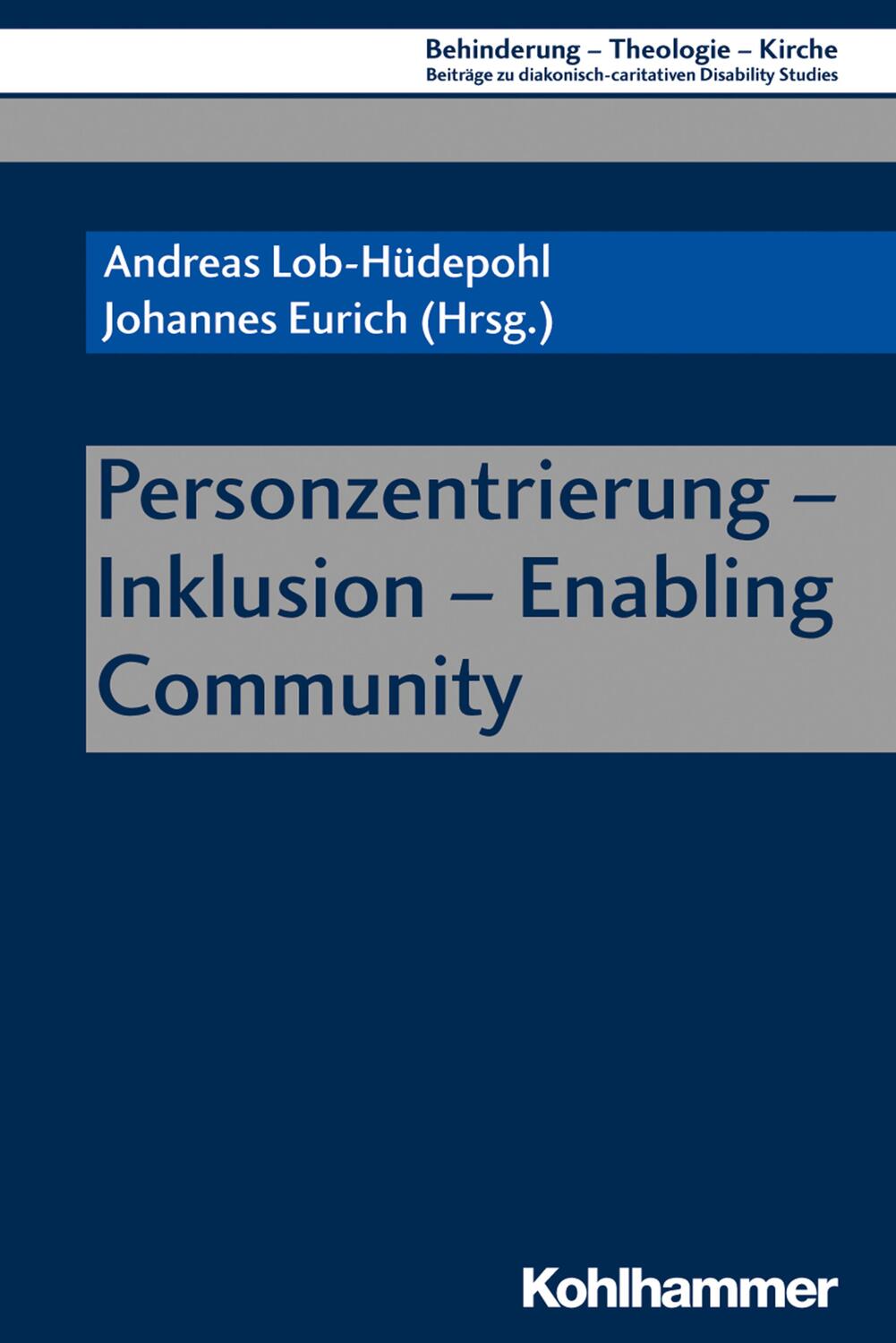 Cover: 9783170349780 | Personzentrierung - Inklusion - Enabling Community | Taschenbuch