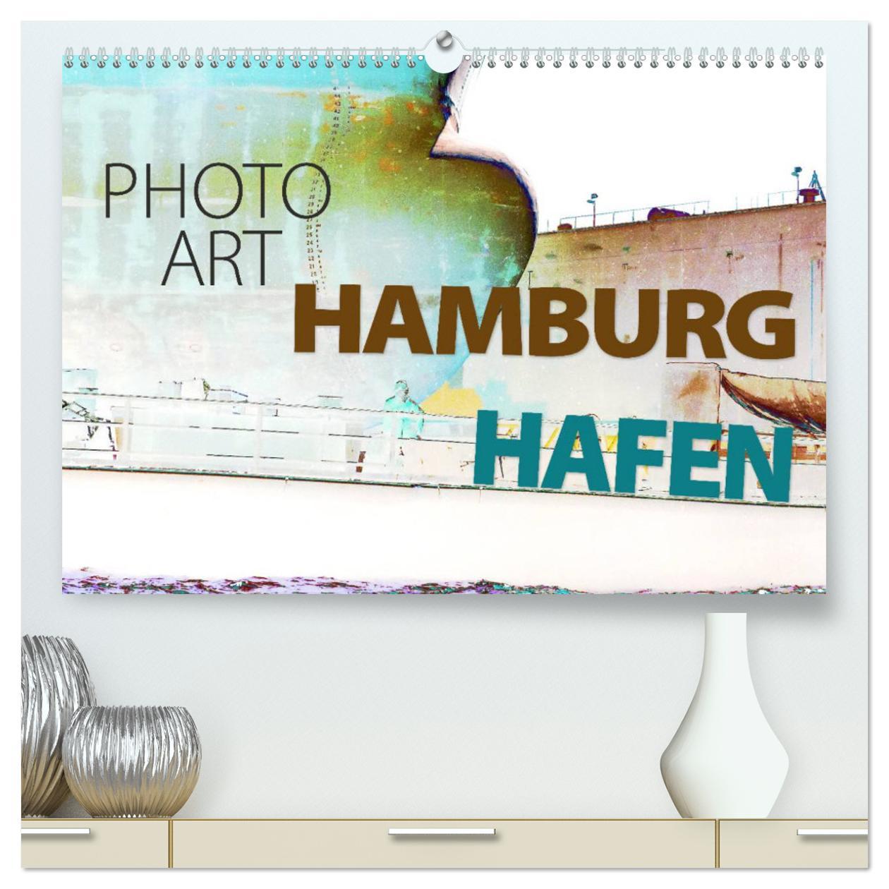 Cover: 9783435693955 | Photo-Art / Hamburg Hafen (hochwertiger Premium Wandkalender 2025...