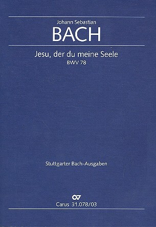 Cover: 9790007045104 | Jesu, der du meine Seele (Klavierauszug) | Johann Sebastian Bach
