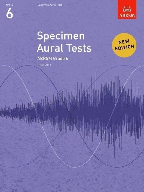 Cover: 9781848492530 | Specimen Aural Tests, Grade 6 | new edition from 2011 | ABRSM | Buch