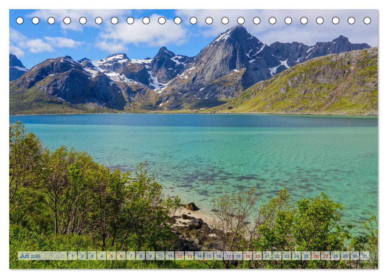 Bild: 9783435411887 | Die Lofoten - Eine Bilder-Reise (Tischkalender 2025 DIN A5 quer),...