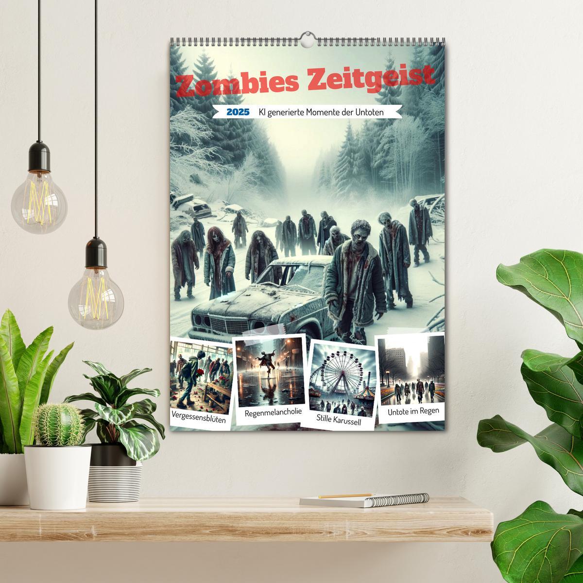 Bild: 9783383778612 | Zombies Zeitgeist - KI generierte Momente der Untoten (Wandkalender...