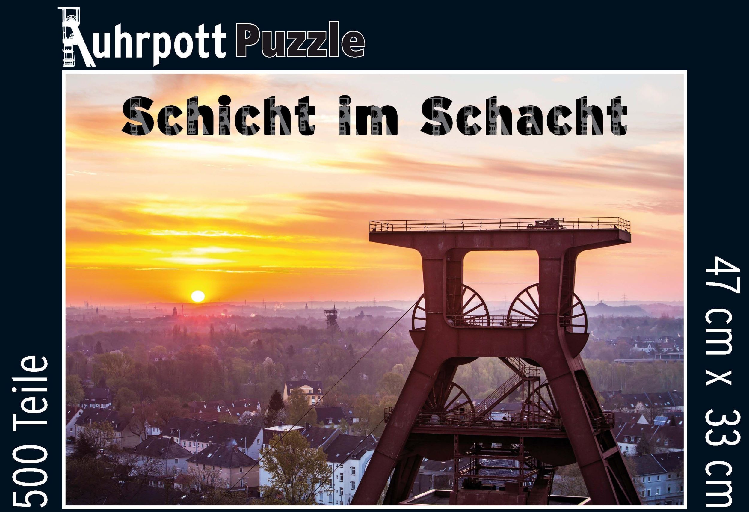 Cover: 4260029829976 | Ruhrpott Puzzle "Schicht im Schacht" | Spiel | RUHPUZ | Deutsch | 2023